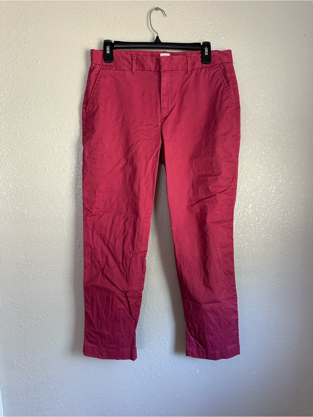 Gap Pink Slim City Crop Pants